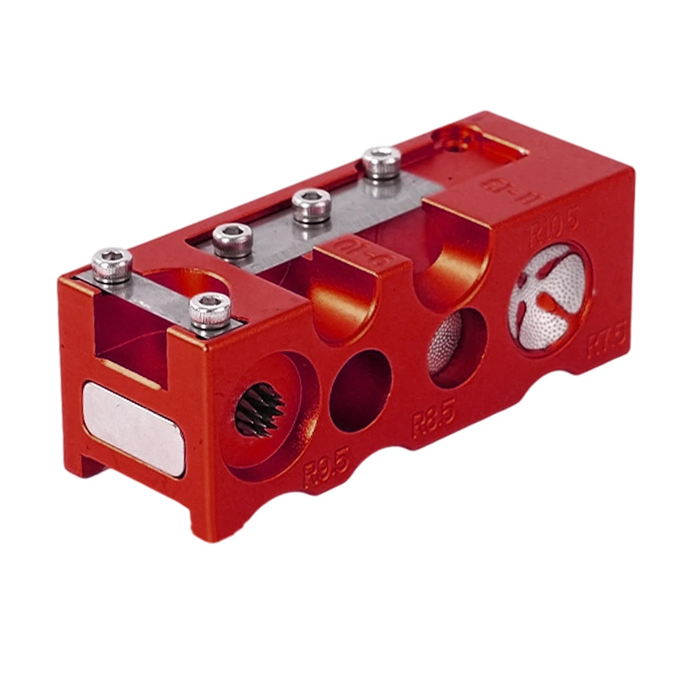 

16 In 1 Cue Tip Shaper Cue Polish Tool Aluminum Alloy Professional Club Head Repair Tool For Billiards Enthusiastsm Accessories