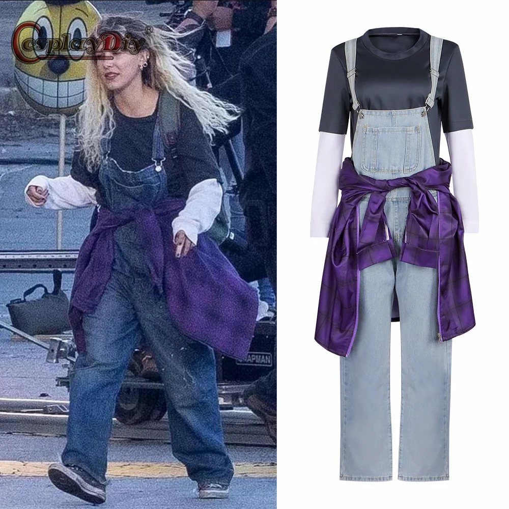 

The Electric Cosplay State Michelle Costume Woman's Top Pants Suit Halloween Cos Show Outfit Daily Casual Suit