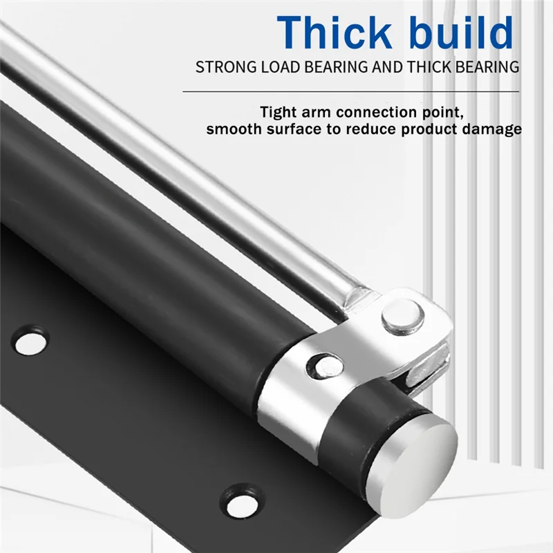 VEHO-Safety Door Closers Screen Door Closer باب أوتوماتيكي قابل للتعديل أقرب للسكنية، قطعتان #5