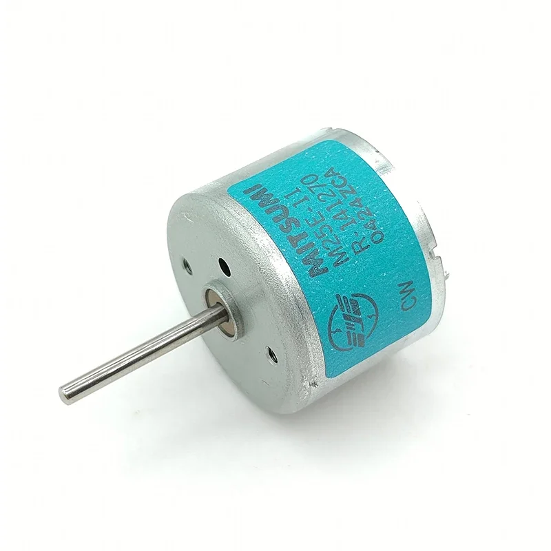 MITSUMI M25E-11 Mini RF-310 Motor DC 3V-12V 10500RPM Metal Brush Micro 24mm Round Spindle Motor Long Shaft DIY Toy Fan Model