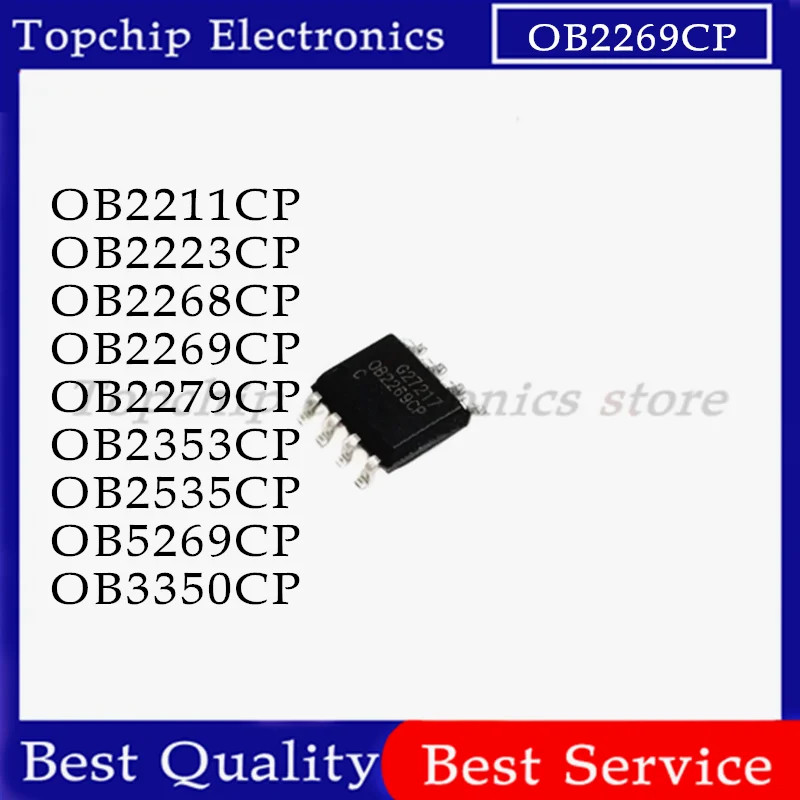 10pcs OB2269CP OB2269 SOP SOP-8 OB2211CP OB2211 OB2268CP OB2268 OB2279CP OB5269CP OB2223CP OB2223 OB2353CP OB3350CP OB2535CP