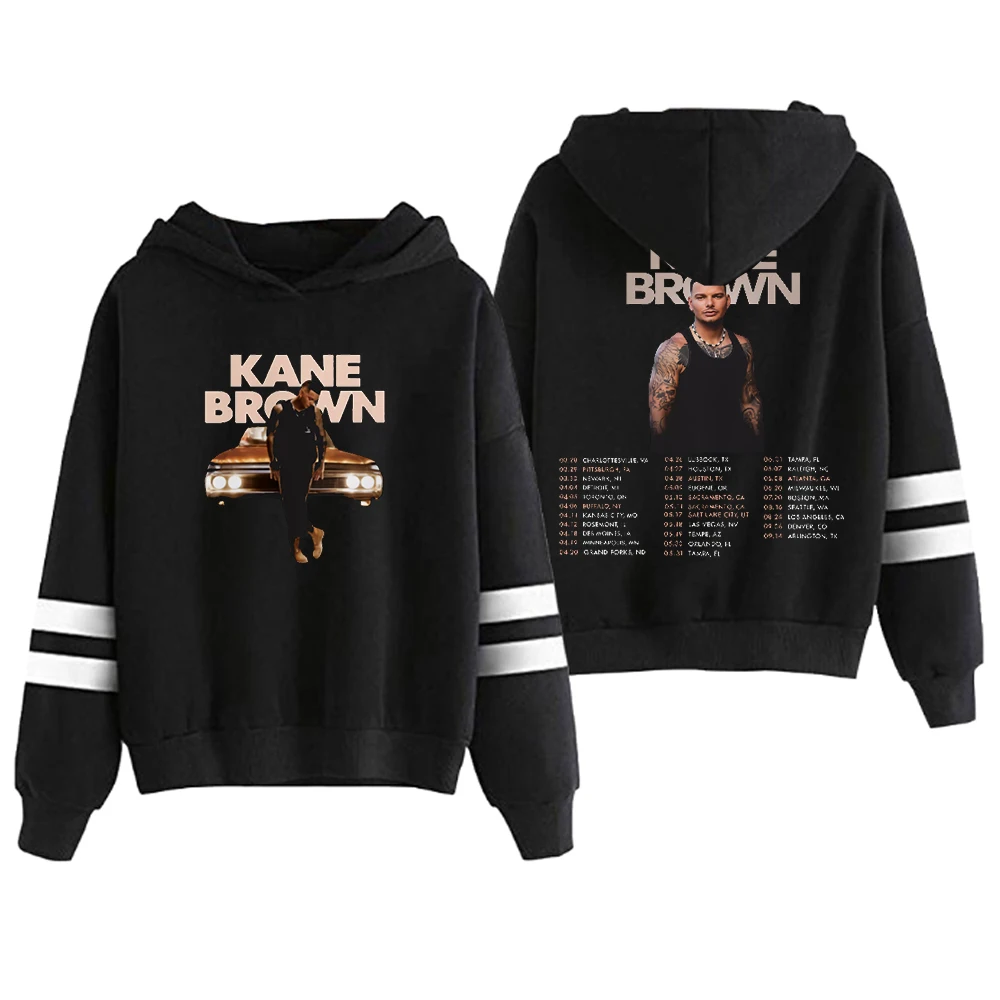 

Kane Brown In The Air Tour 2024 Merch Hoodie Pocketless Parallel Bars Sleeve Streetwear Women Men Sweatshirt Hip Hop Clothes