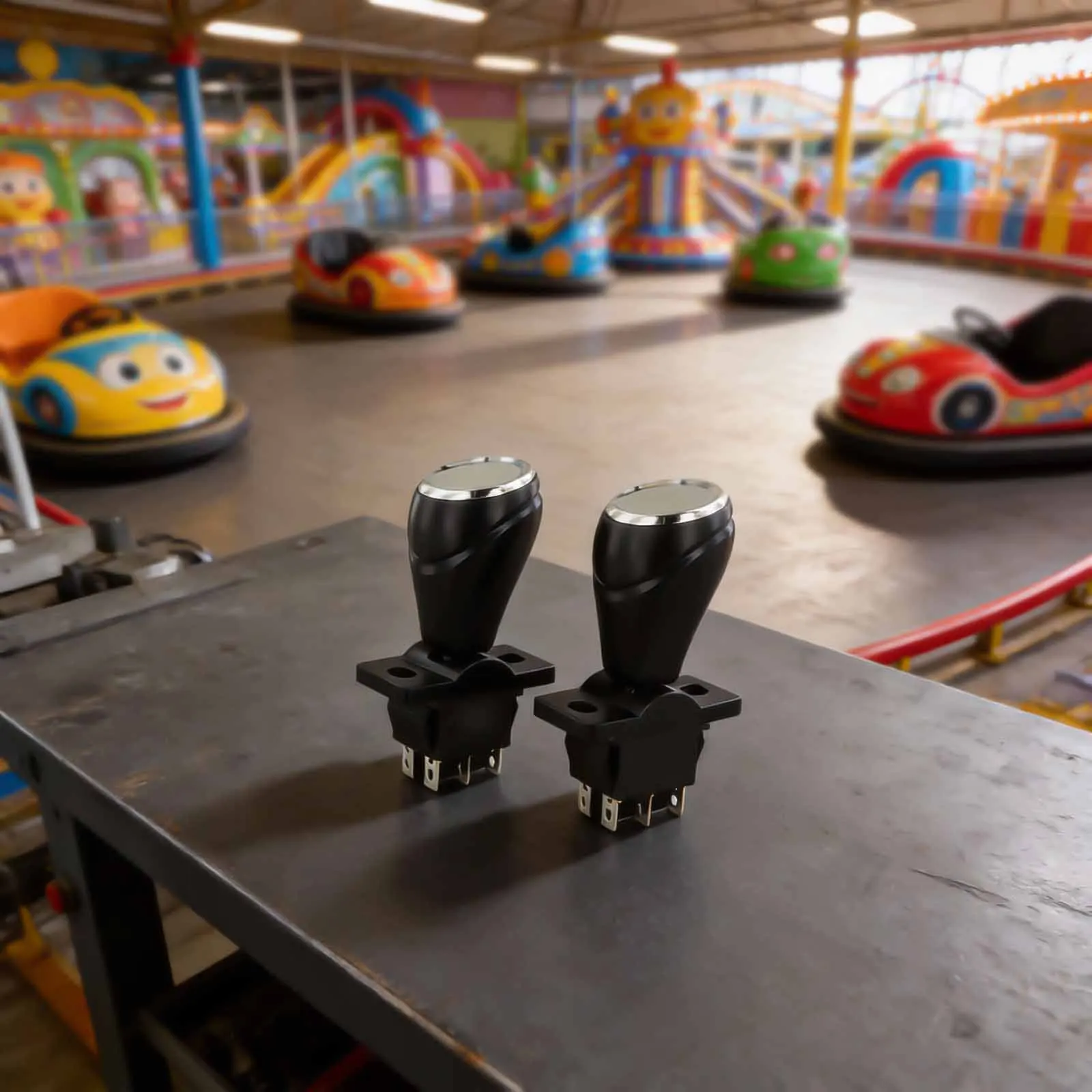 2.1 X 1 X 3.6 Inches Bumper Car Joystick Child\'s Toy Maintenance Enhanced Usability Quick Connect Type For Bumper Cars