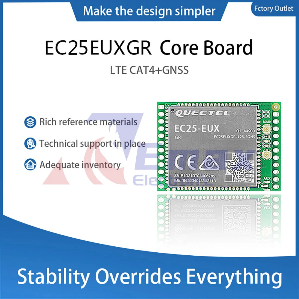 Quectel EC25-EUX Module EC25-EUXGR Development Core Board EC25EUXGR-128-STD LTE CAT4 Module with GNSS