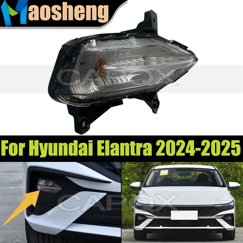 

Car Front Bumper Fog Lamp Light For Hyundai Elantra 2024-2025 Front Driving Lamp Fog Light