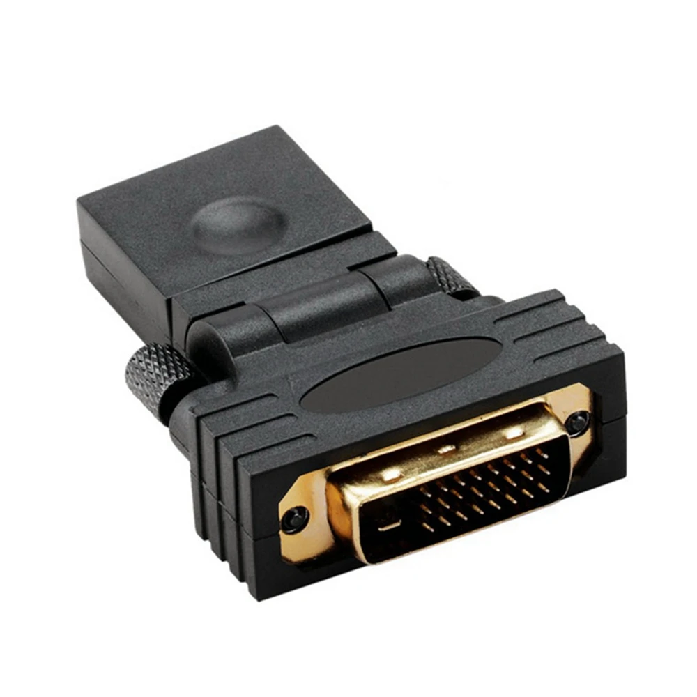 

DVI to HDMI 180/360 ° rotary adapter HDMI to DVI graphics card DVI connector for video 1080P