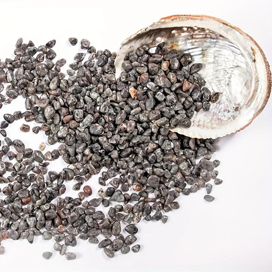 رقائق Yooperlite خزان الأسماك حجر الزخرفية ، الشفاء الكريستال ، زهرية الطاقة ، زخرفة ديكور المنزل