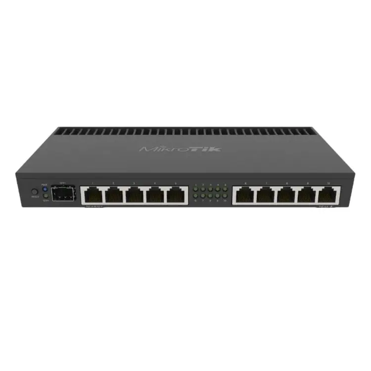 MikroTik  RB4011iGS+RM  Powerful 10xGigabit port router with a Quad-core 1.4Ghz CPU