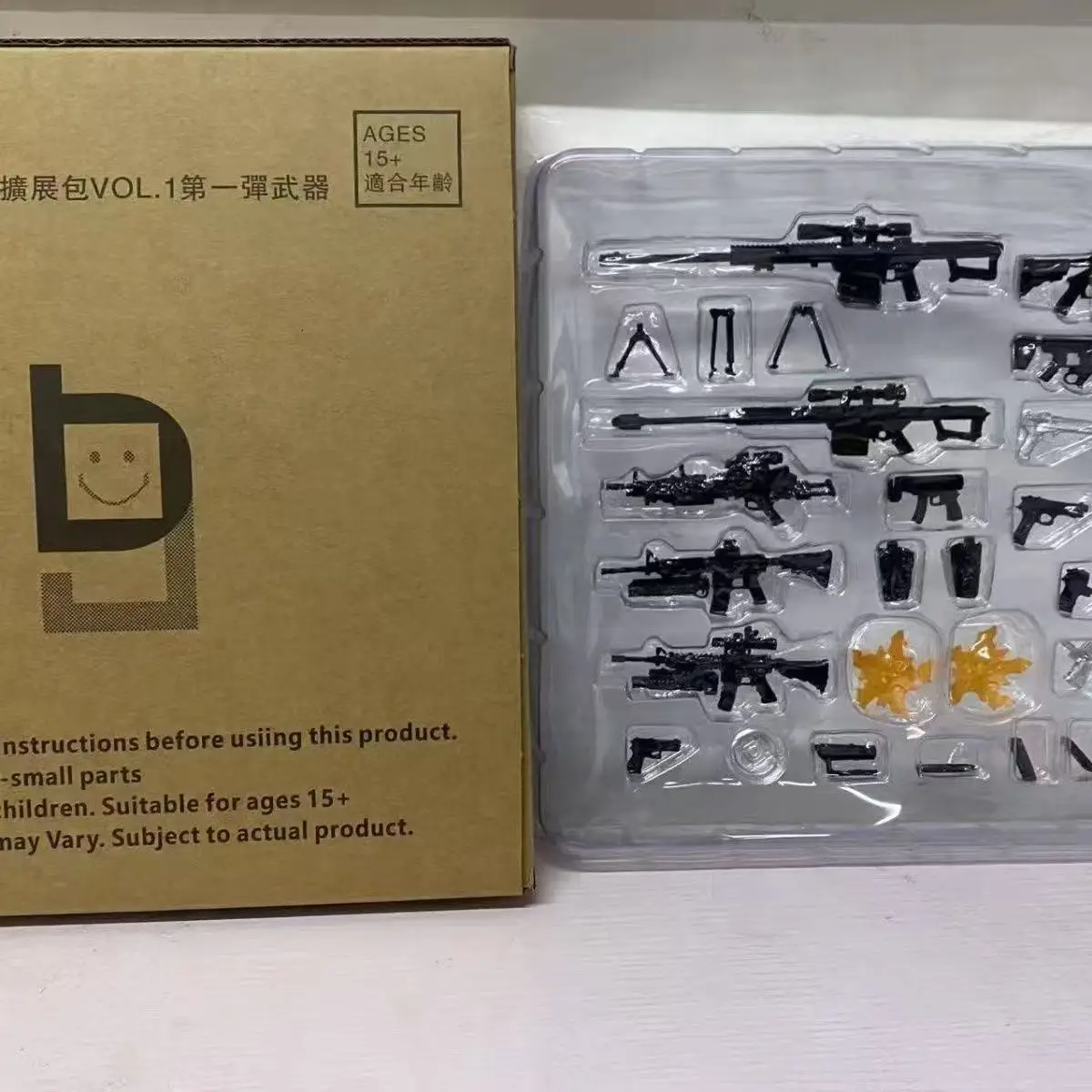 Miniaturwaffen und Spezialeffektteile im Maßstab 1:12 für 6-Zoll-Actionfiguren, Blutsprüh-Explosions-Diorama-Zubehör – Detail 4