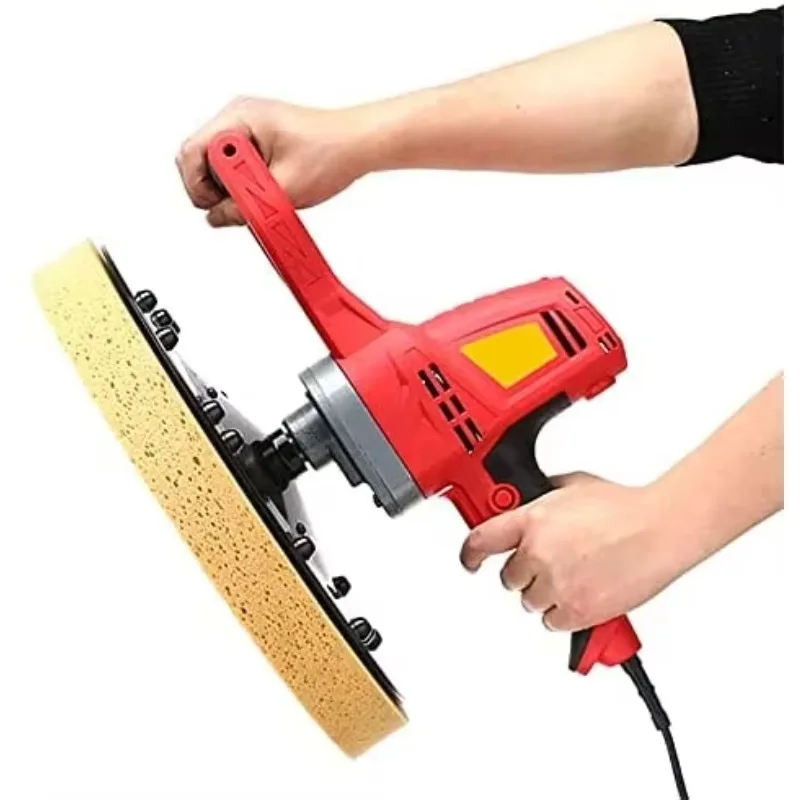 

NEW Wall Smoothing Polishing Machine Concrete Cement Mortar Electric Trowel with Mixer Plastering Bucket Trowel Tool