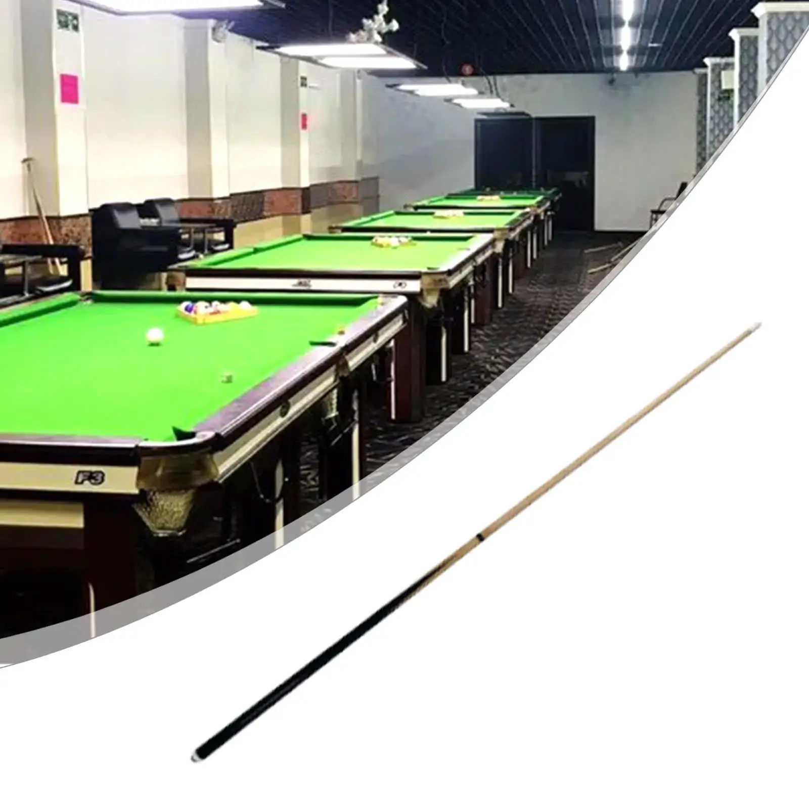 

Wooden Pool Cue Stick with Sturdy Grip Professional Billiard Stick 57 Inch for Adult Game Room Pool Table