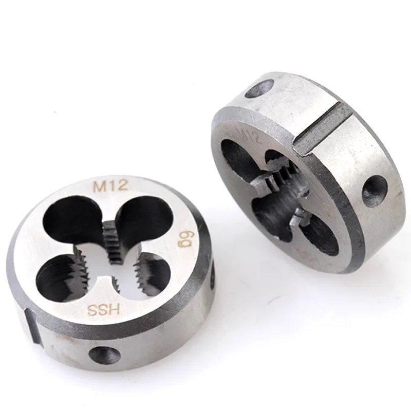 

1PCS Thread Right Left Round Die M50 M52 M53 M54 M55 M56 M58 Machine Thread Screw Threading Die For Tapping External Threads