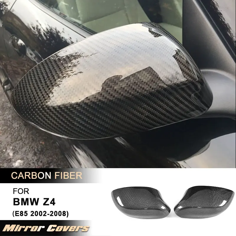 

Car Rearview Mirror Covers Caps for BMW Z4 E85 2002-2008 Add On Racing Side Mirror Caps Shell Body Kits Carbon Fiber