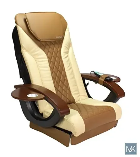 Pedicure Chair Vibration Cover Cushion NEW 2-Tone Cappuccino & Sand