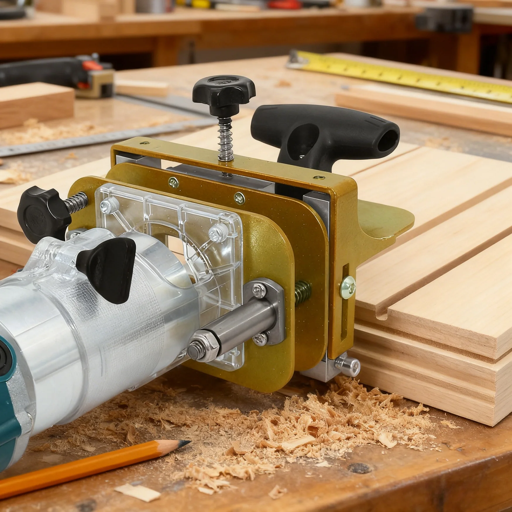 woodworking-trimmer-tool-with-adjustable-slotting-width-height-locator-2-in-1-invisible-fastener-slotting-bracket-mortising-jig
