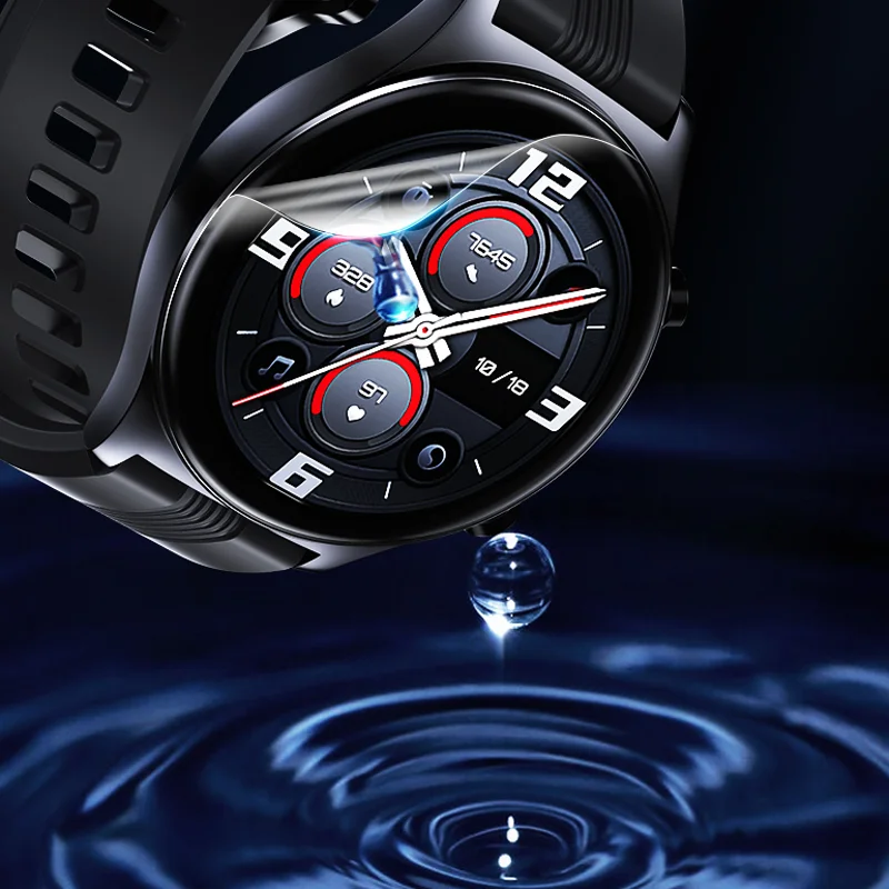 Bộ 5 TPU Mềm Mại Trong Suốt Màng Bảo Vệ Đồng Hồ Thông Minh Smartwatch Dành Cho LIGE Mới 2021 Đồng Hồ Thông Minh Nam Nhịp Tim Tấm Bảo Vệ Màn Hình phụ Kiện