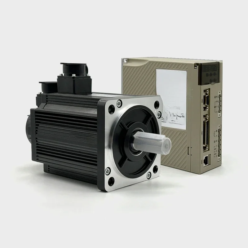 High speed high power 220VAC 1.5KW 2500RPM 6N.m 130x130mm ac servo motor 1kw ac servo motor and servo driver