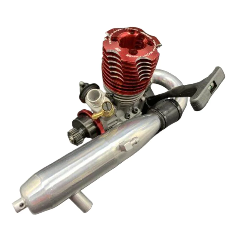 Class 10 Methanol Car Engine Rear Exhaust Hand Pull Start 1/12  1/14 1/16 Scale Flat Running Remote Control Car Engine