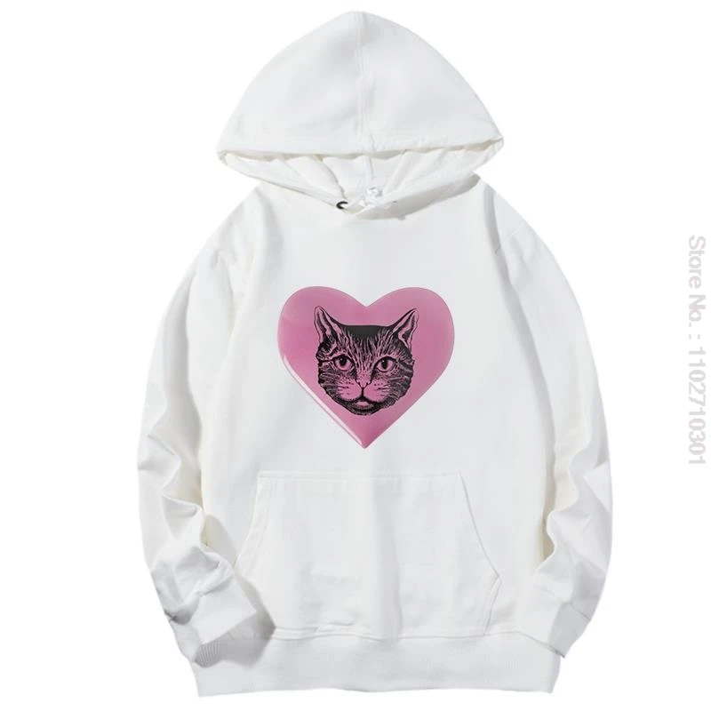 Pussy Lover Funny Cat Lover Unisex Classics Graphic Hooded Sweatshirts Fashion Sweatshirt Woman Essentials Hoodie Women Sweater