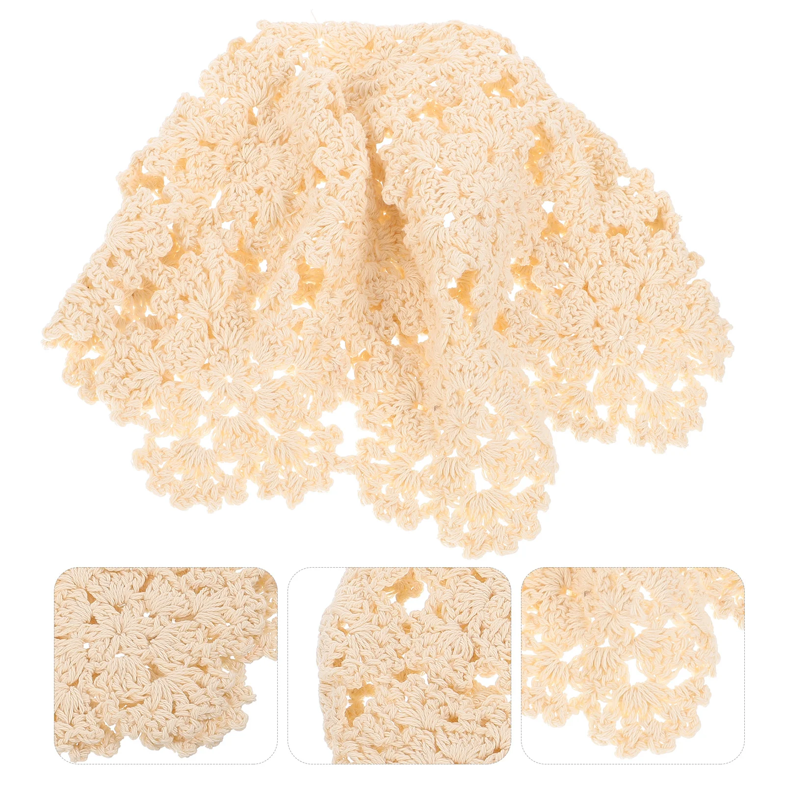 

Crochet Thin Knitted Beanie Hat Summer Handmade Cotton Women Summer Hat Lightweight Comfortable Hats for Women