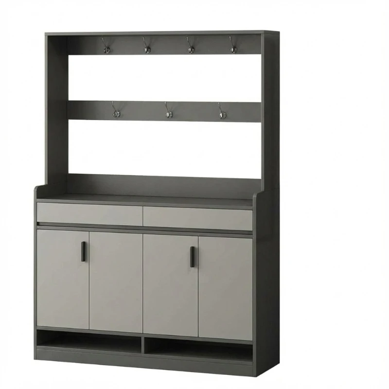 

Shoe cabinet Home entrance Indoor porch cabinet Home locker Large capacity locker Integrated shoe rack with hanger