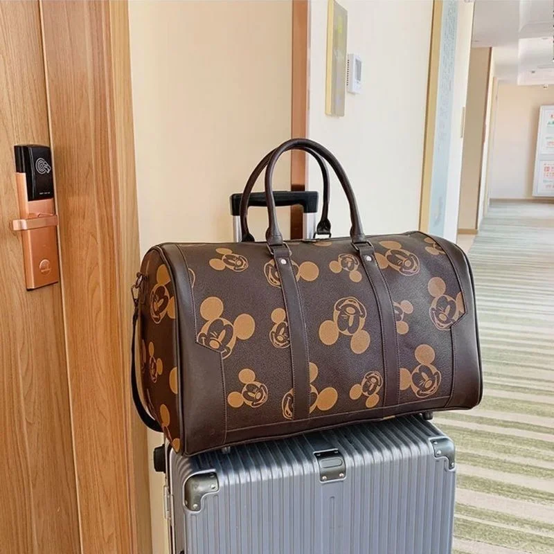 Disney Mickey Fashion valigia borsa da viaggio borsa da viaggio da uomo e da donna borsa da viaggio monospalla di grande capacità