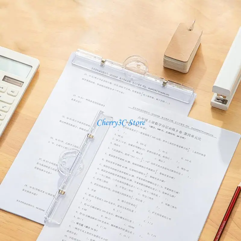 83ce Long Clip Clear Acrylics Paper Clamp Document Document Document Clip