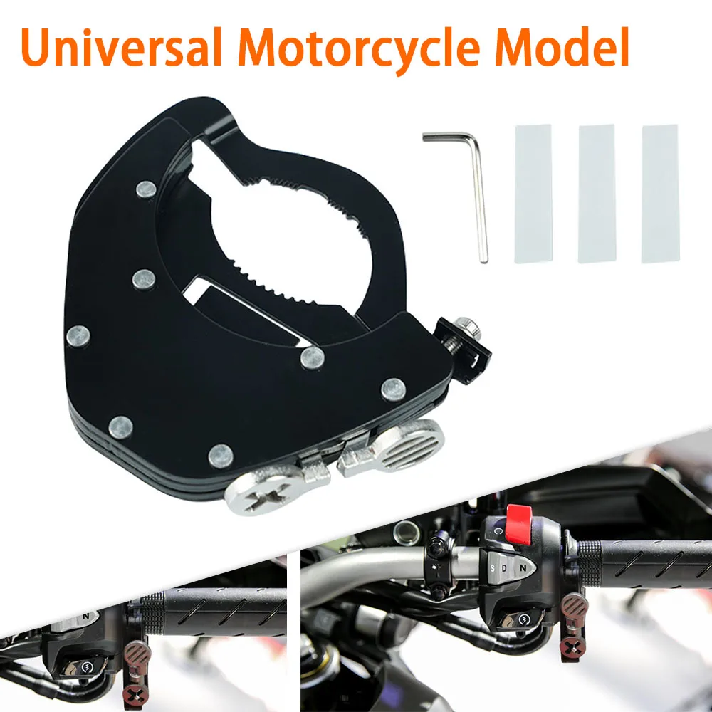 Accesorios universales para motocicleta, bloqueo de acelerador para manillar, control de crucero, kit superior e inferior para Suzuki, Yamaha, Honda, BMW