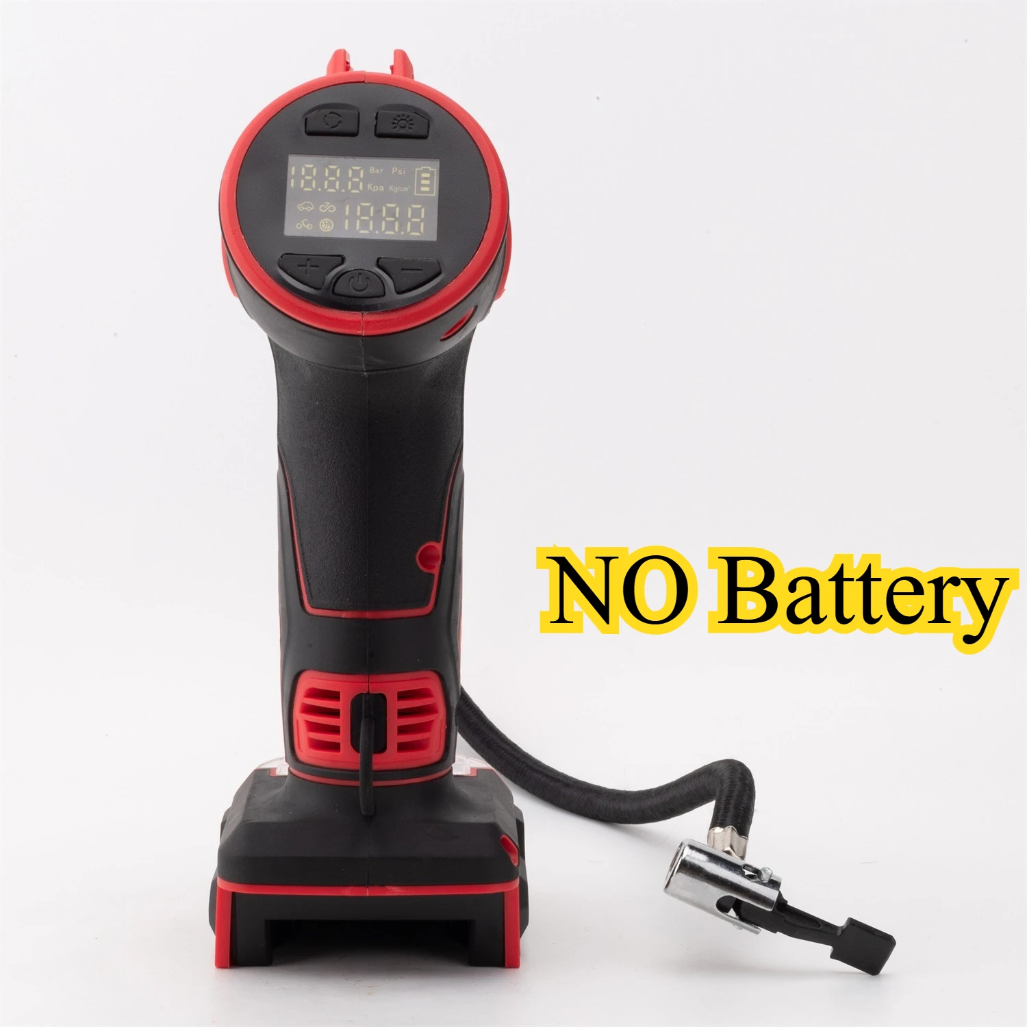 Electric Cordless Car Tire Inflators For Cars, Motorcycles And Other Tires Digital Display For Milwaukee 18V Lithium Batteries