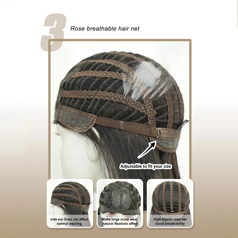 ลดล้างสต๊อก: บ๊อบสั้น 12 นิ้ว มีหน้าม้า ชาฮันนี่ ผมสังเคราะห์สีลินิน เหมาะสำหรับวิกผมปาร์ตี้ทุกวันของผู้หญิง