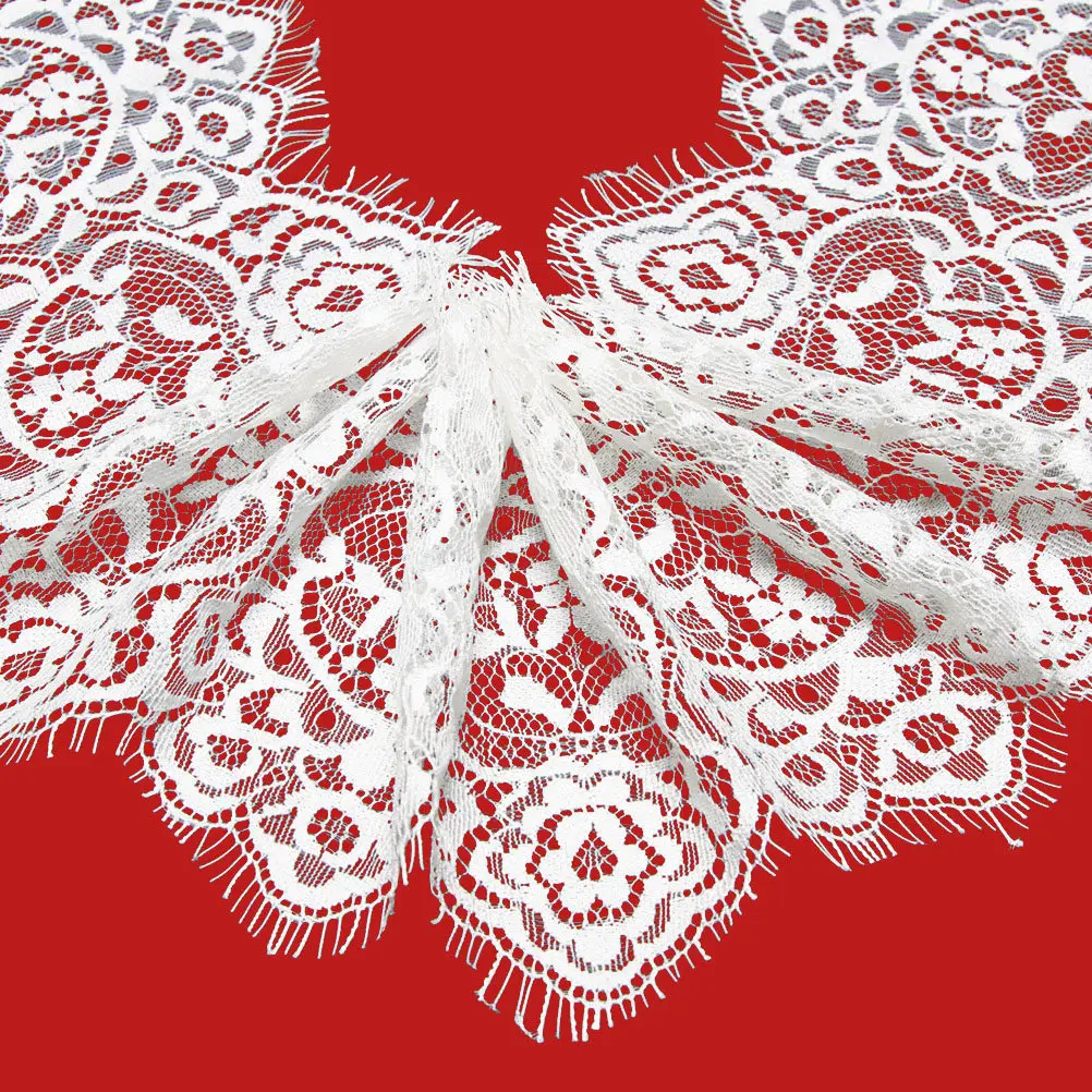 Delicate Floral Lace Ribbon Advanced Embroidery Clear Lines for Wedding Planning Florist DIY Headbands Garters Mason Jars Lace
