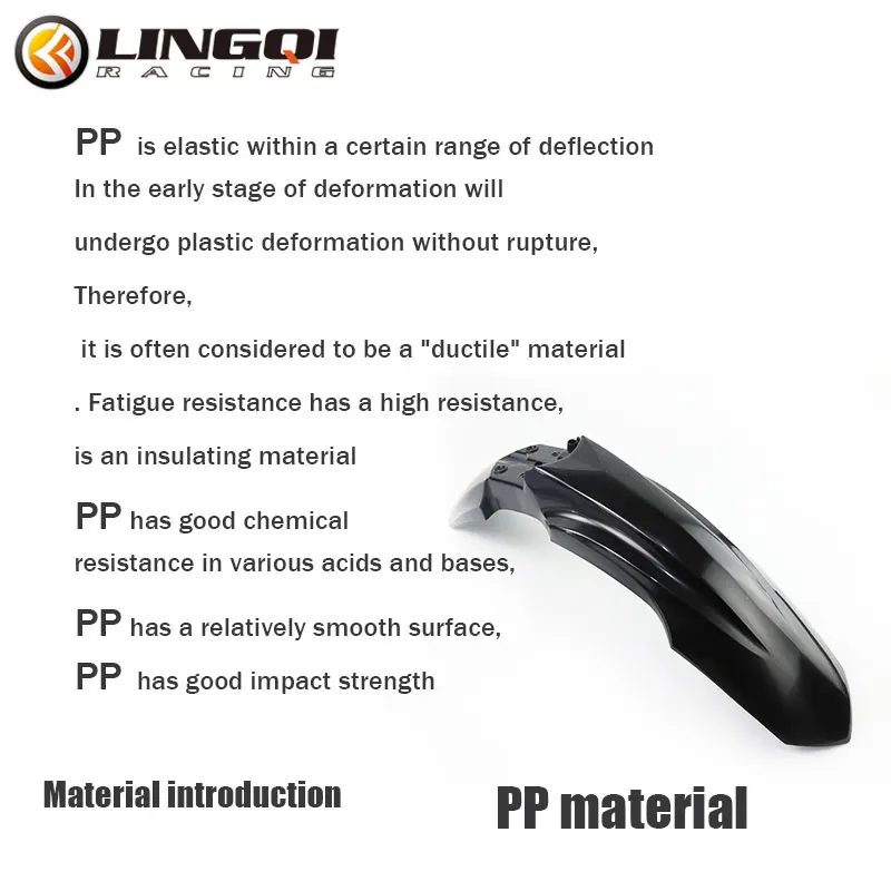 LYNNCHI Motorcycle T4 Front Fender Mudguard Plastic Cover Shell Mud Guard For KAYO T 4 Pit Dirt Bike Motocross Accessories