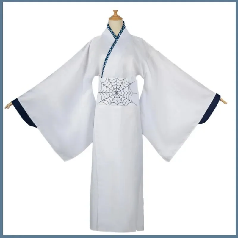 Anime Ayaki Spider Rui mère soeur Cosplay Costume SpiderSister japonais blanc Kimono robe femme Sexy Halloween Costume 5ftu ^ 5f