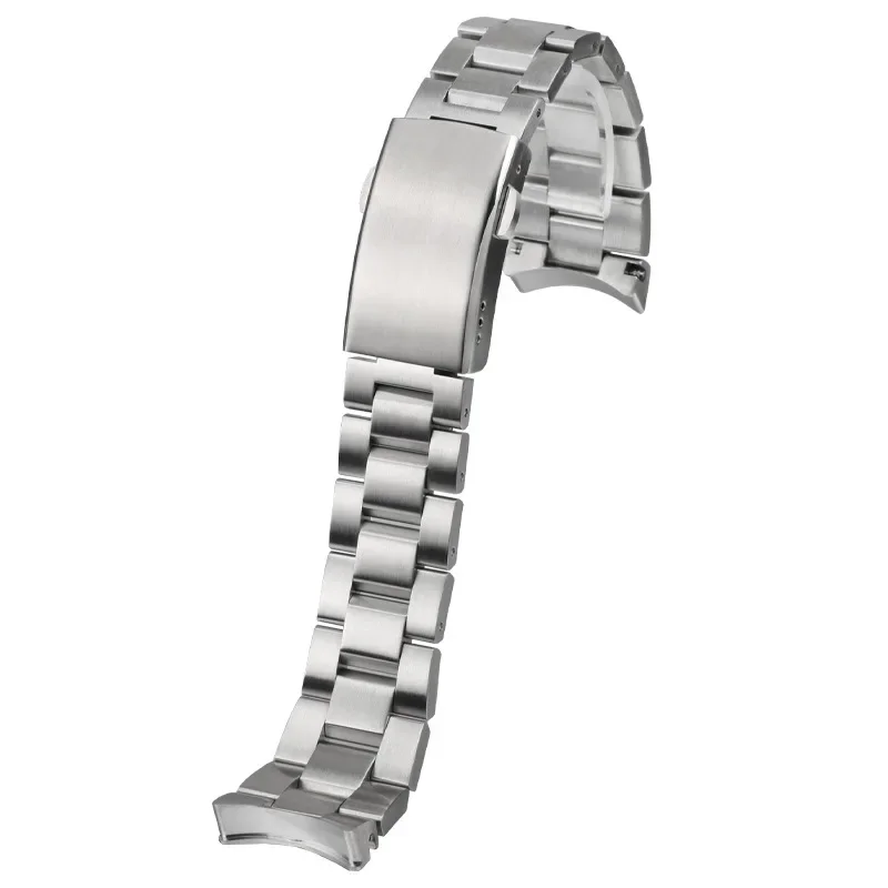 20.5mm 21.5mm Stainless steel watch strap For TAG Heuer Aquaracer 300 WAY201A WAY211A men's Curved end metal watch band Bracelet