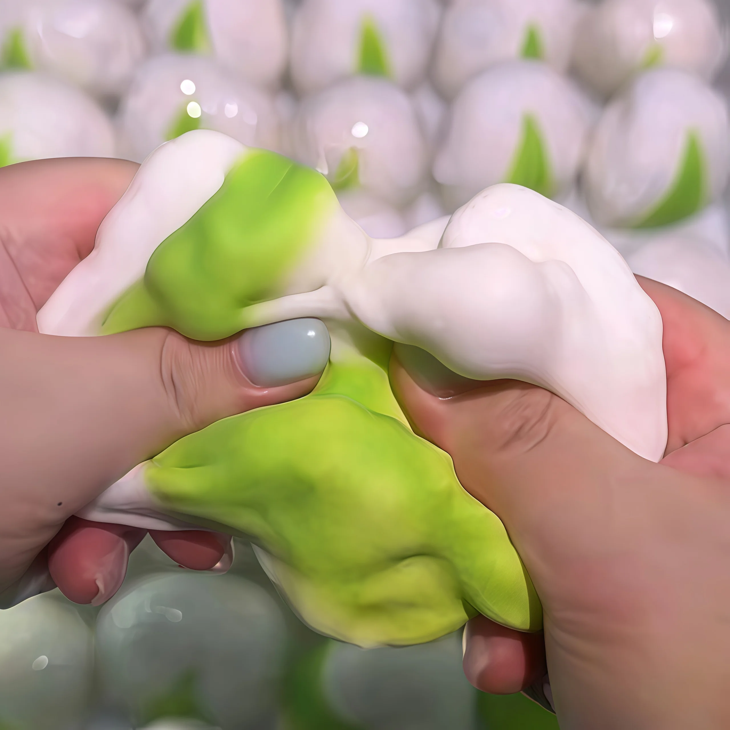 Pistachio Decompression Toy, Asmr Pressure Release Filled With Building Blocks, Hand Relaxation Gift Fidget Toy Crunchy Squeeze