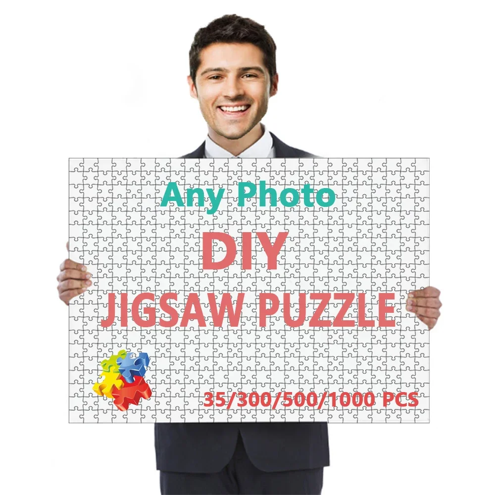 Photo Custom Personalized Jigsaw Puzzle Customized Picture DIY Educational Toy for Adults Decoration Collectiable Gift Muti-Size