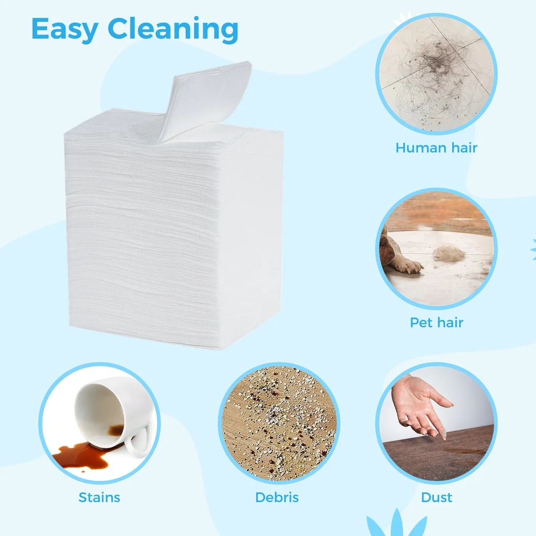 300-Count Dry Mop Refills Sweeper Disposable Dusting Cloths 11\