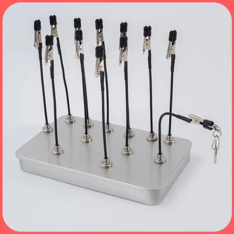 

AA89-12Pcs Model Painting Stand Base Holder Magnetic Bendable Alligator Clip Sticks Set Modeling Tools For Airbrush