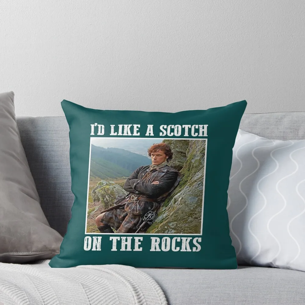 I'd Like a Scotch on the Rocks Outlander Throw Pillow Pillow Cover Christmas Covers For Cushions pillow