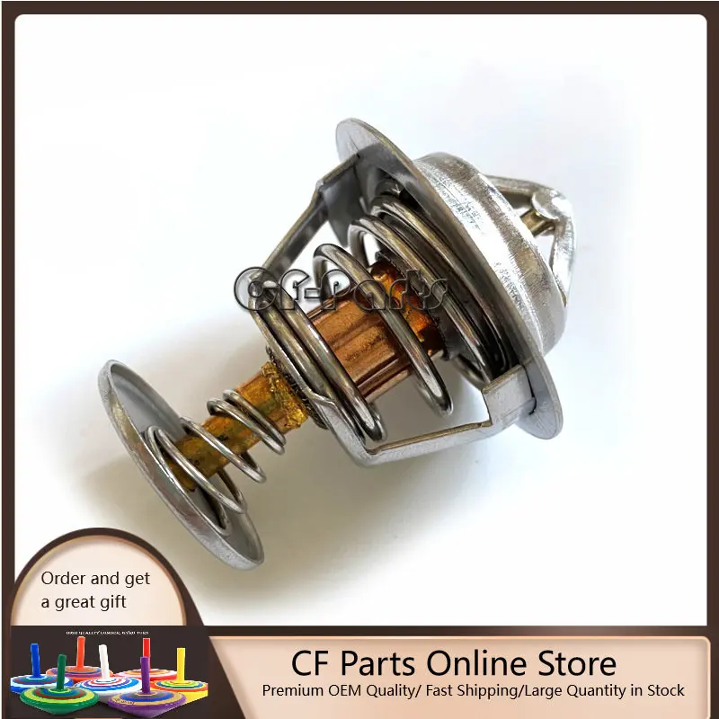 2pcs Thermostat 6685520 for Bobcat 5600 5610 S130 S150 S160 S175 S185 S205 S510 S530 T110 T140 T180 T190 AL275 B300 BL370