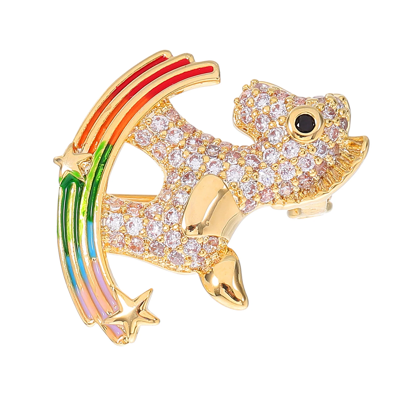 

Pin Zinc Alloy Adorable Lapel Brooch for Clothes Bags Hats Unique Animal Brooch Cute Creative Novelty