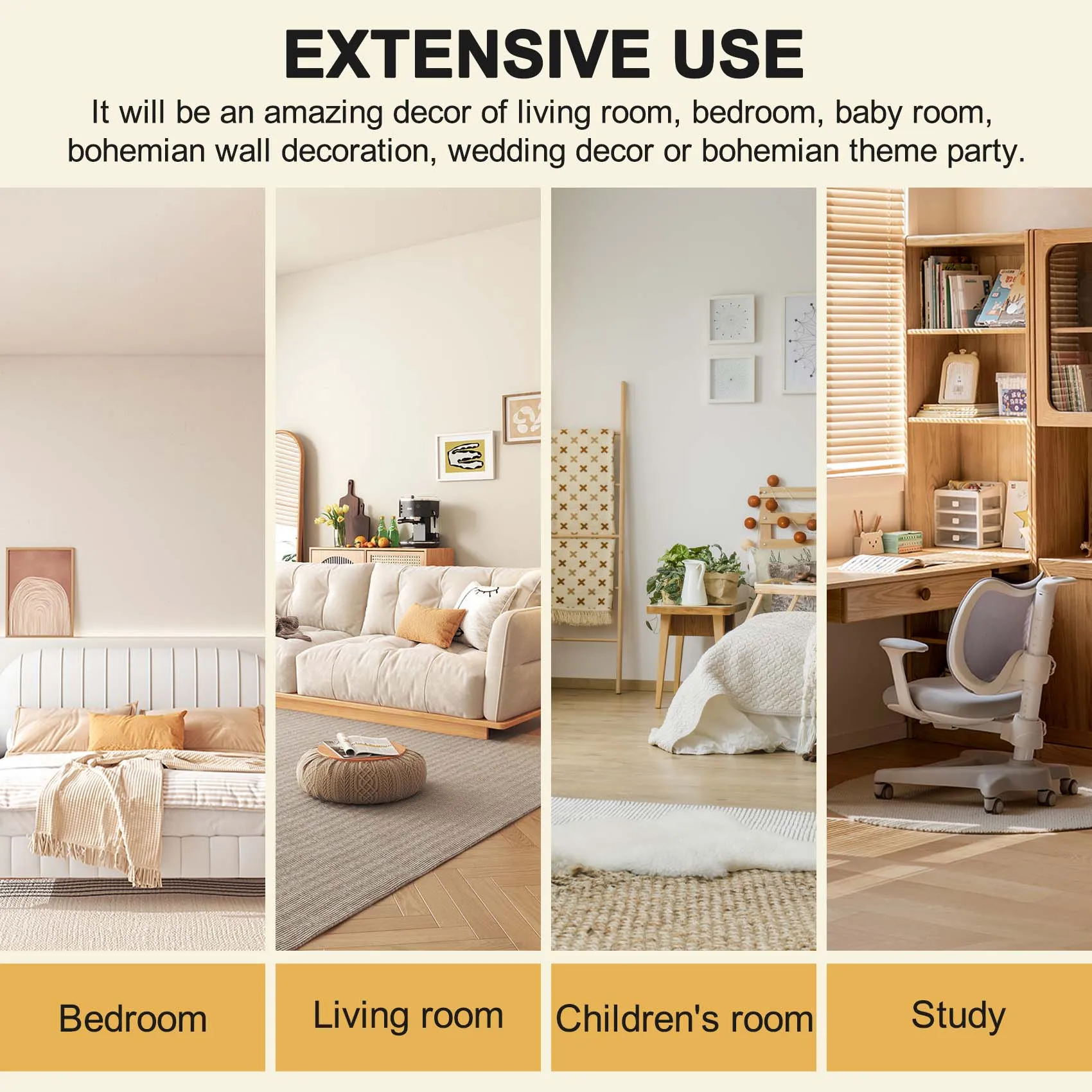 

ABLU-Макраме-абажур в стиле бохо, подвесной светильник, чехол для люстры, для спальни, гостиной, детской, общежития, домашнего декора