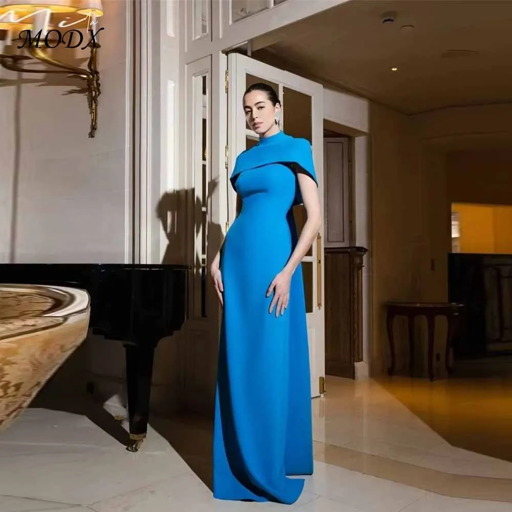 

MODX Индивидуальные атласные платья трапециевидной формы в арабском стиле с русалкой, высокие вечерние платья длиной до пола, платье для выпускного без рукавов, robes de soirée