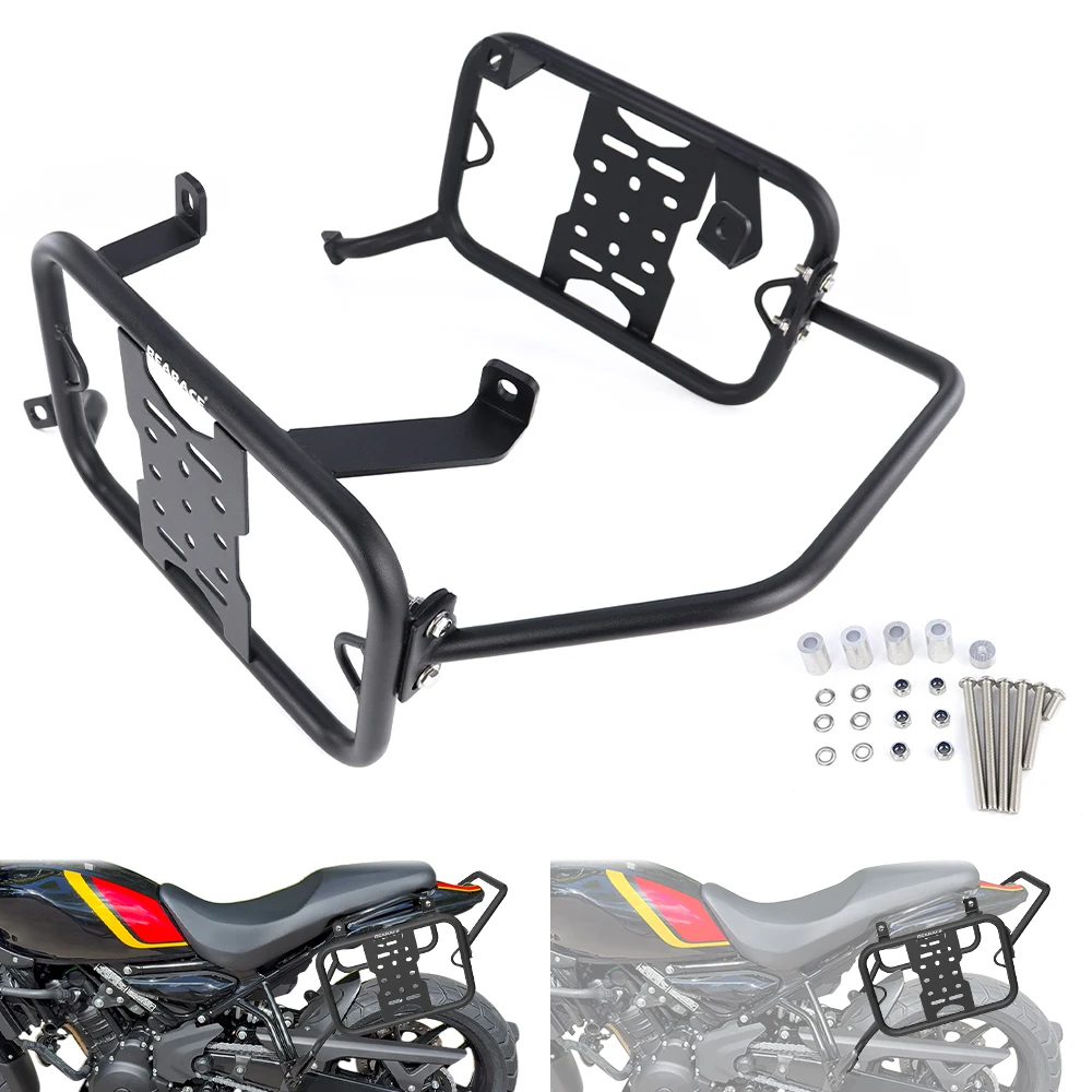 Motorcycle Saddlebag Support Bracket Pannier Racks Side Carrier Side Luggage Rack GUERRILLA 450 2024 2025 2026 For Royal Enfield