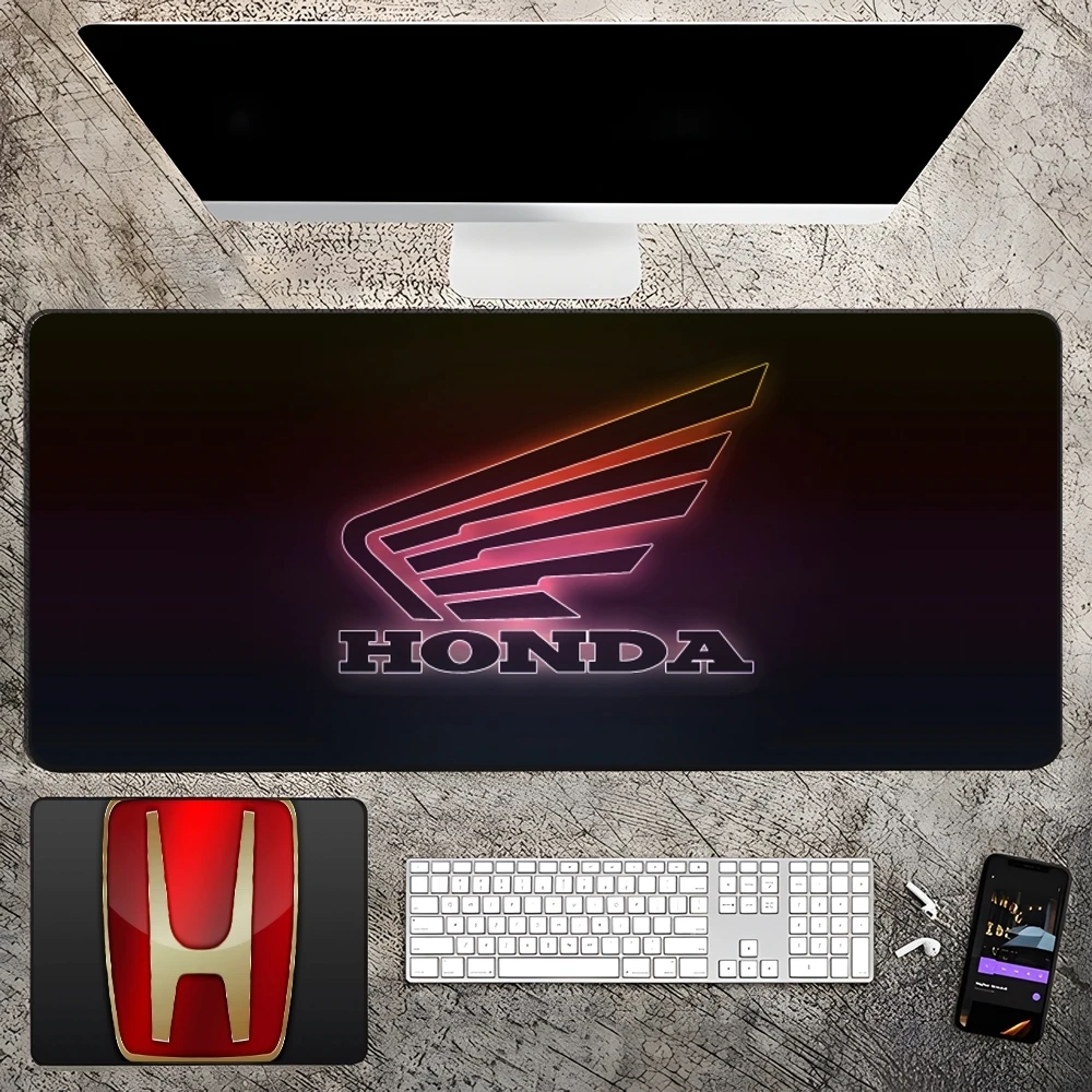 Luxury car Hondas Mouse Pad Gamer Mousepad Large Mouse student Mat Natural Rubber Desk Rug PC Desk Mats Design 600x300