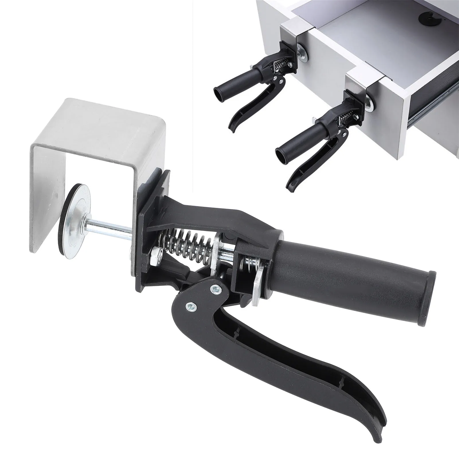 درج المشبك درج الجبهة تركيب المشبك سبائك الألومنيوم الفولاذ المقاوم للصدأ دفع سحب سريع درج تثبيت كليب درج الوجه المشبك #3