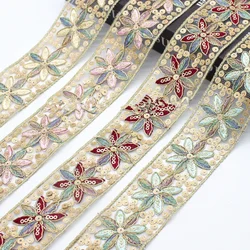 Embroidery Lace Ribbon, Clothing Accessories, Dress Decorative Materials, 1 Yards