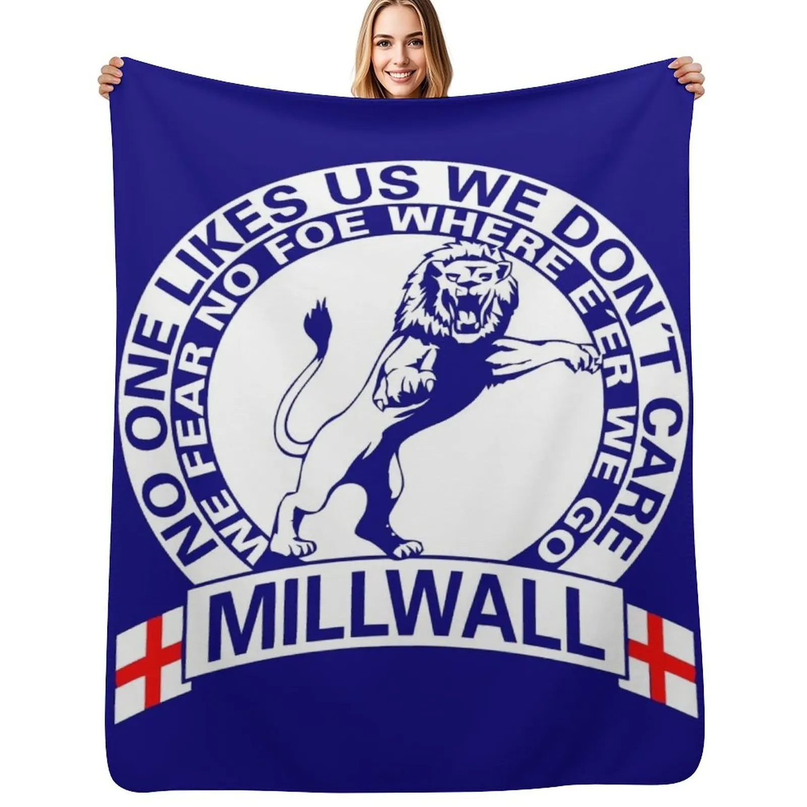 

Millwall Throw Blanket Reusable Durable Soft Blanket for All Seasons