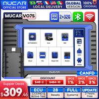 MUCAR VO7S/VO7 Car Diagnostic Tool CANFD OBD2 Car Scanner Auto Scan Tool ECU Coding Active Test 28 Resets Full System Diagnosis