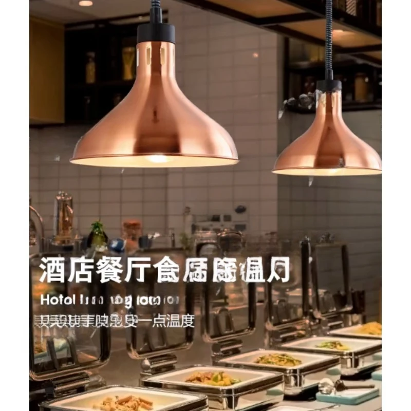 Suitable Foretractable Insulation Single Head Liftable Hanging Type Buffet Barbecue Lamp Food Heating Chandelier